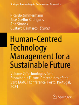 cover image of Human-Centred Technology Management for a Sustainable Future, Volume 2